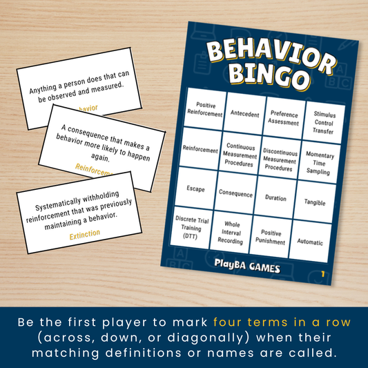 Behavior Bingo